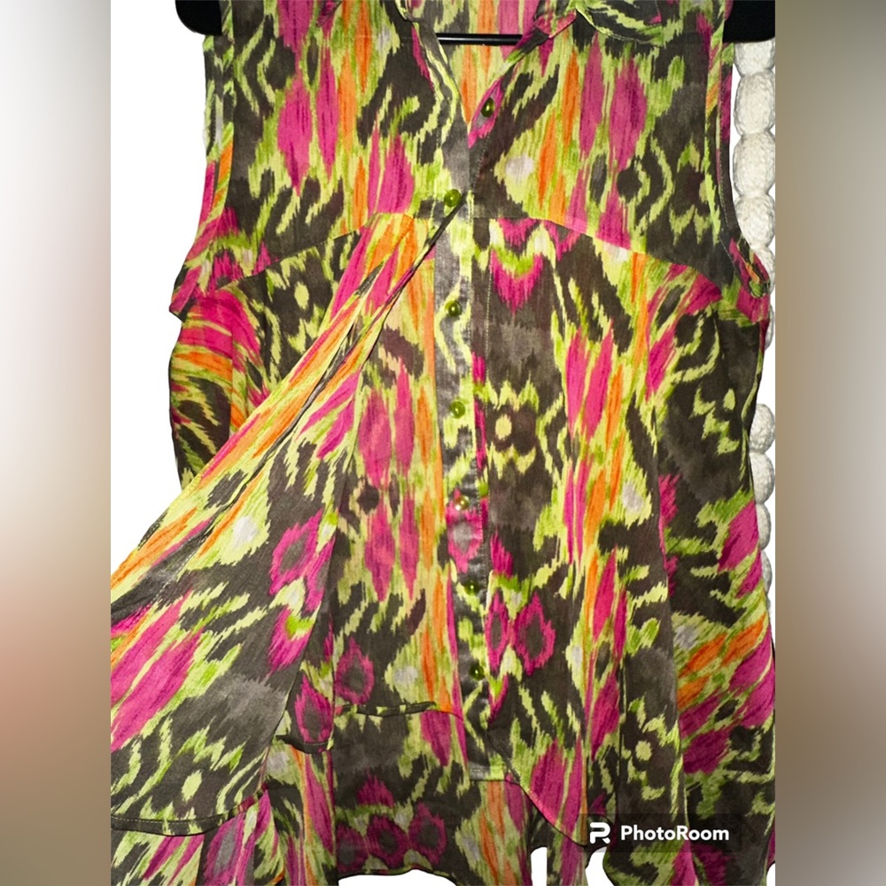 ZAC & RACHEL | layered print top - Picture 4 of 6